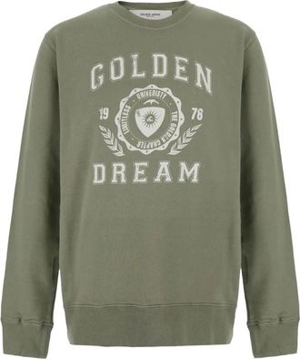 Golden Goose Dream Sweatshirt - Heren - Sweatshirts - Groen - XL - Katoen - Hoodies & sweatvesten