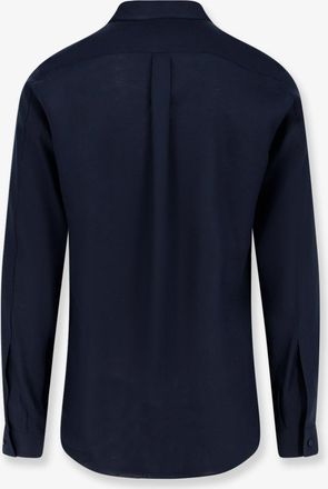 Dolce & Gabbana Mens Shirt Martini Blue Linen