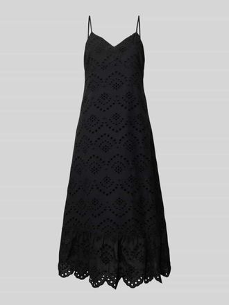 Pieces Tailliertes Freizeitkleid aus reiner Baumwolle Modell VILDE in Black, Gr&ouml;&szlig;e XS