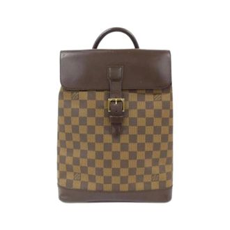 Louis Vuitton Pre-owned Backpacks, female, Brown, Size: ONE SIZE Pre-owned Canvas Backpack