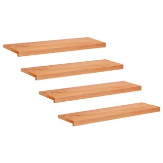 vidaXL Alfombras Para Escalones 4 Uds. 100 X 25 X 2 Cm Barniz Vidaxl