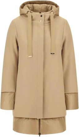 Herno Dames, Mantels, Bruin, Maat: M Katoen