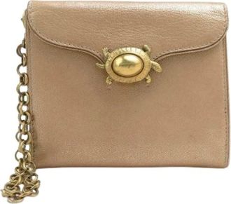 Ferragamo Pre-owned Mini Bags, female, Beige, Size: ONE SIZE Pre-owned Mini Bag