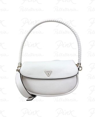 Guess Tassen, Dames, Wit, ONE Size, Danya Flap Schoudertas