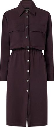 Pinko Midi Shirt Dress With Maxi Pockets