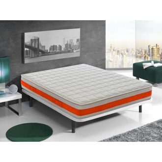 Materassi & Doghe Materassiedoghe - Materasso in Memory Foam - 200x200 - Alto 22 cm - 11 Zone Differenziate