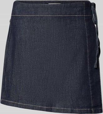 LeGer By Lena Gercke Minirock mit Viskose-Anteil in Denim-Optik Modell Swantje in Dunkelblau, Gr&ouml;&szlig;e 34