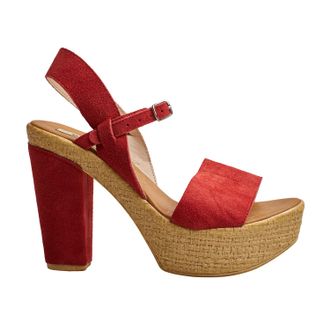 Diesel AG485 WoMens High Heel Sandals - Red - Size UK 3.5