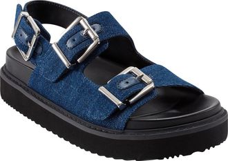 Marc Fisher Agenda Sandal in Deep Blue at Nordstrom Rack, Size 6.5