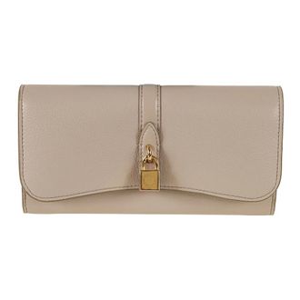 Stella McCartney Ryder Continental Portemonnee - Dames - Accessoires - Beige - Maat: ONE Size Leer