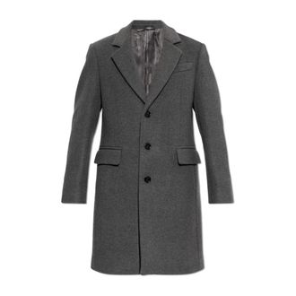 Burberry Beverley Wool Coat - Heren - Mantel - Grijs - L - Wol - Jassen