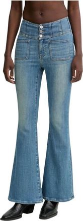 Miss Sixty Flared Jeans - Dames - Jeans - Blauw - Maat: W24 L32 Katoen