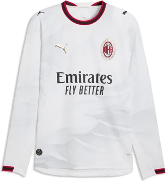 Puma Maglia a maniche lunghe Away AC Milan Authentic 26/27 da uomo, Accessori, Bianco, 3XL