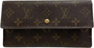 Louis Vuitton Pre-owned Wallets, male, Brown, Size: ONE SIZE Pre-owned Canvas wallets