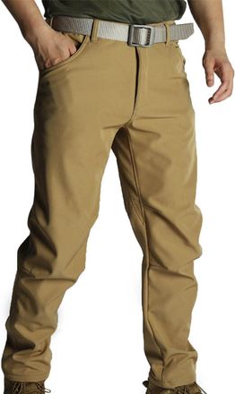 Generic Mens Open Hem Joggers Fleece Trousers Winter Warm Tracksuit Bottom Casual Track Pant Jogging with Pockets Plain Jogging Bottoms Gym Sport Sweatpant Yo