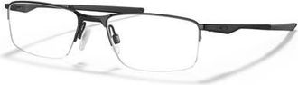 Oakley 54mm Rectangle optical glasses in Black at Nordstrom