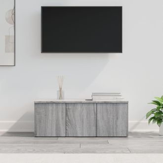 vidaXL Vidaxl - Mobile Porta Tv Grigio Sonoma 80x34x30 Cm In Legno Multistrato