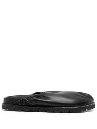 Reike Nen slip-on sheepskin loafers - Black