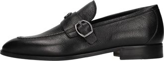 Roberto Cavalli Willer Moccasins - Heren - Loafers - Zwart - 40 1/2 EU - Leer - Schoenen
