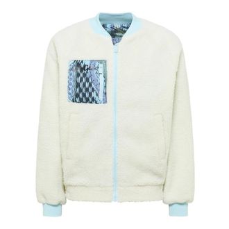 Carlo Colucci Reversible Teddy Bomberjack - Heren - Bomber jackets - Wit - XL - Jassen