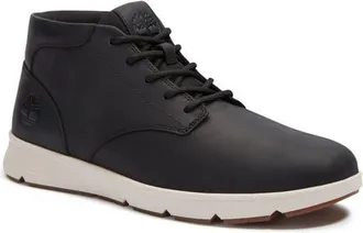 Timberland Parker Street Mid Top Sneaker in Black at Nordstrom, Size 10.5