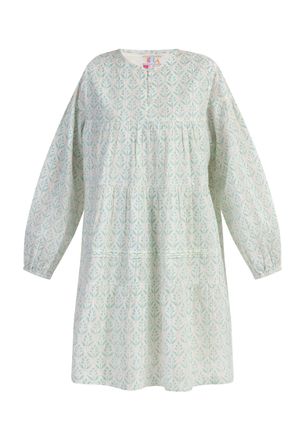 Izia Midi-jurk met all-over print Dames turkoois