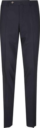 Pantaloni Torino Black E-Slim Wool-Blend Trousers
