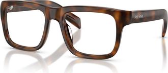 Prada 52mm Rectangle optical glasses in Tortoise at Nordstrom