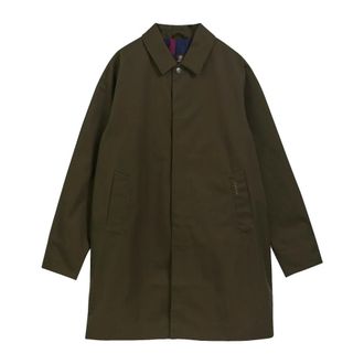 Barbour Lorden Waterdichte Jas - Heren - Regenjassen - Groen - M - Katoen - Jassen