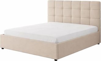 Concept Usine Cama con canap&eacute; abatible 140x190cm de terciopelo beige