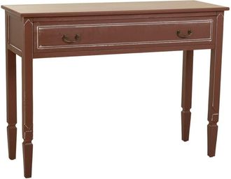 Wanderlust Deco Wanderlust Deco - Recibidor De Madera Marr&oacute;n 112x38x82