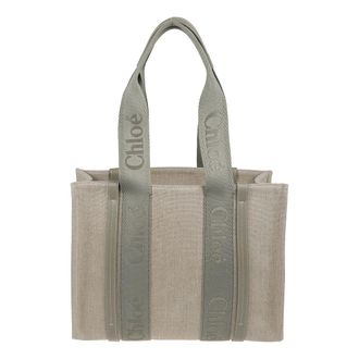 Chlo&eacute; Tote Bags, female, Green, Size: ONE SIZE Medium Tote