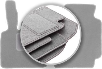 OEM Alfombrillas Grises Para Smart Fortwo I Con Pata (1998-2007)