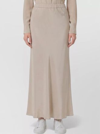 Max Mara silk long a-line skirt