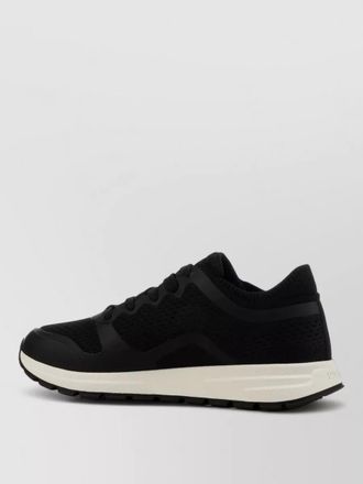 Prada mesh panel sneakers rubber sole