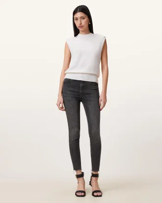 AllSaints Miller Push Up Skinny Fit Denim Jeans