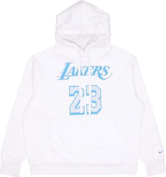 Nike City Edition NBA Los Angeles Lakers Printing Fleece White CV2606-100