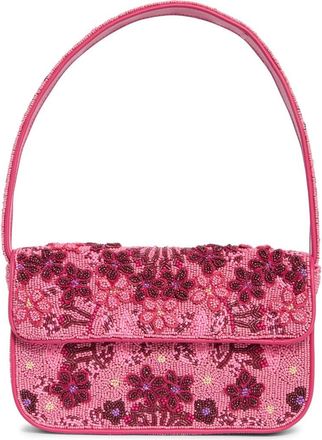 Staud Tommy Beaded Shoulder Bag in Blossom Garden Party at Nordstrom
