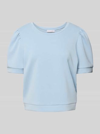 Rich & Royal Sweatshirt in kurz&auml;rmeligem Design in Hellblau, Gr&ouml;&szlig;e XL