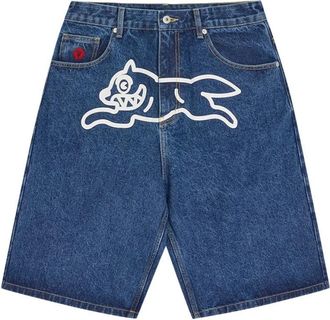 Icecream Running Dog Triple Scoop Denim Shorts - Heren - Denim shorts - Blauw - W32 - Denim - Korte Broeken