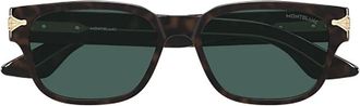 Montblanc Sunglasses, male, Brown, Size: 55 MM Mb0479S Sunglasses