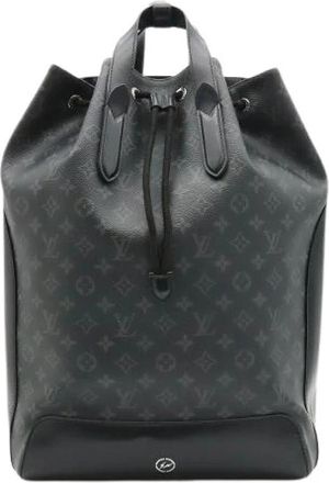 Louis Vuitton Pre-owned Explorer Monogram Eclipse Rugzak Limited - Heren - Vintage Rugzakken - Zwart - ONE Size - Leer - Vintage