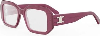 Celine Triomphe Optisch Montuur - unisex - Brillen - Rood - ONE Size - Accessoires