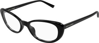 Saint Laurent SL 822 OPT Optisch Montuur - Dames - Brillen - Zwart - 52 MM - Accessoires