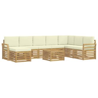 vidaXL Juegos De Sof&aacute;s Madera De Acacia S&oacute;lida Vidaxl