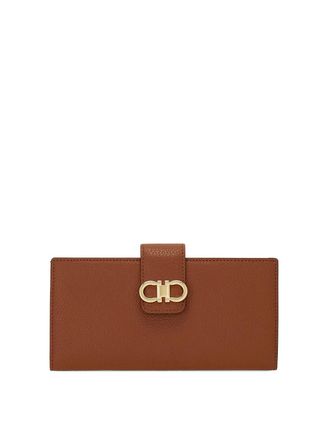 Ferragamo Grained Leather Continental Wallet