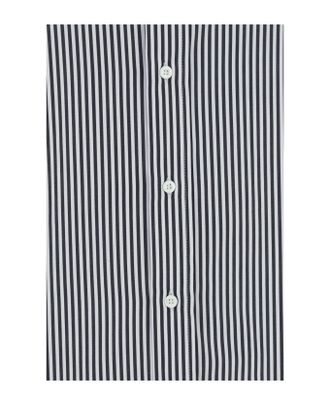 Brunello Cucinelli Striped Cotton Shirt - Black
