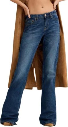 Guess Dames, Jeans, Blauw, Maat: W29 Katoen