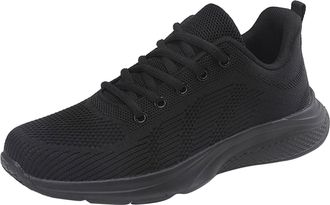 Generic black trainers women Trainers for Women Arch Support Shoes Wide Fit Orthopedic Trainer Breathable Mesh Non Slip Running Sneakers Slip on Memory Foam S