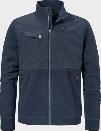 Sch&ouml;ffel Fleecejacke SCH&Ouml;FFEL Fleece Jk Style Maghera MEN, Herren, Gr. 48, 8820, blau, Oberstoff: 100% Polyester; Oberstoff Besatz: 100% Polyester, regular fit
